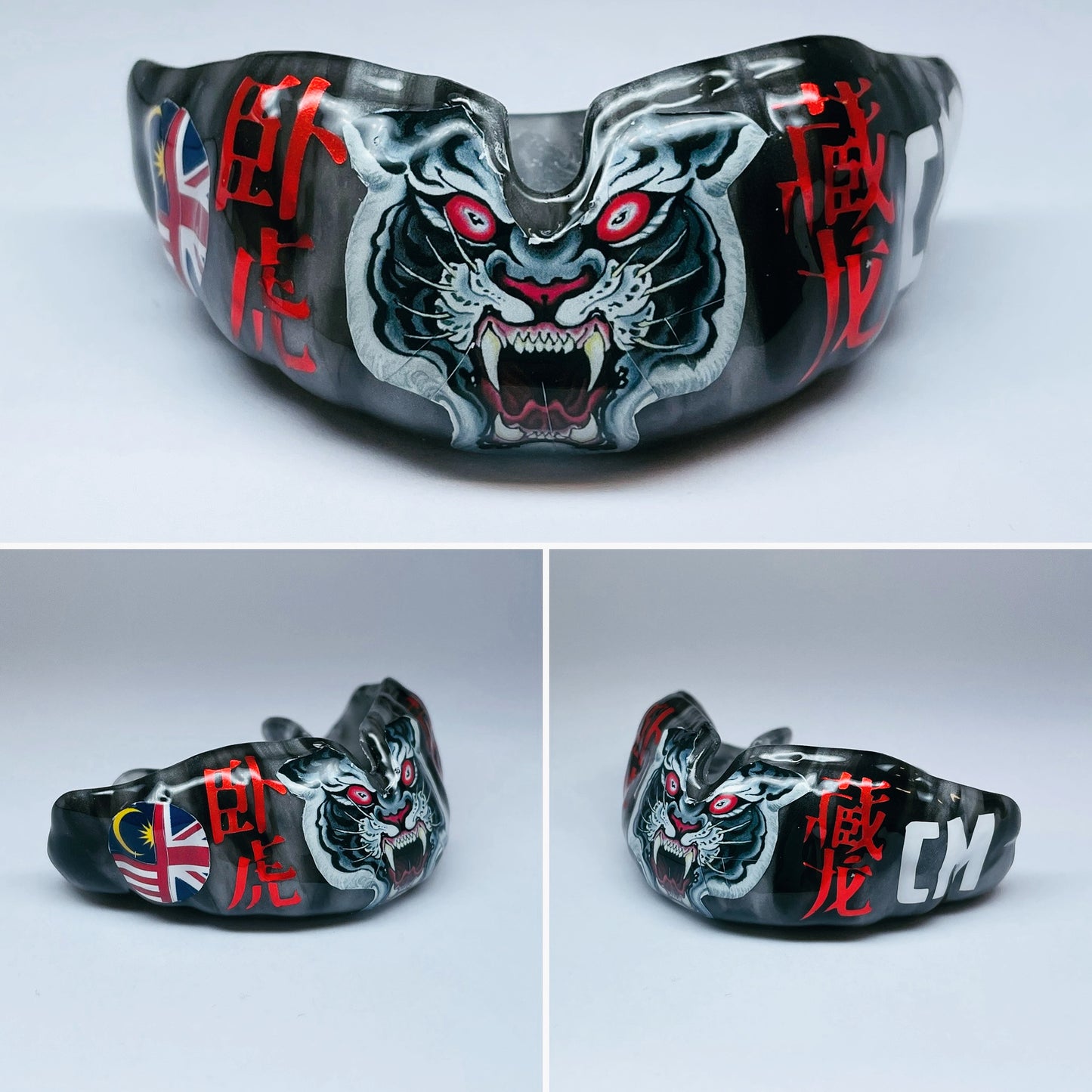 CUSTOM FIT GUMSHIELD | Choice of | Marble effect | Inner colour | Graphics