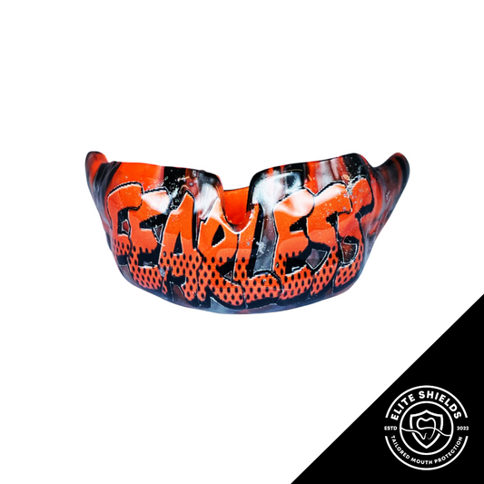 CUSTOM FIT GUMSHIELD | Choice of | Marble effect | Inner colour | Graphics