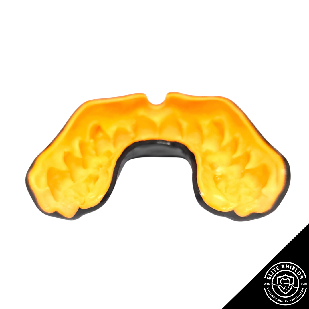 Custom fit gumshield (Marble) with text and graphics