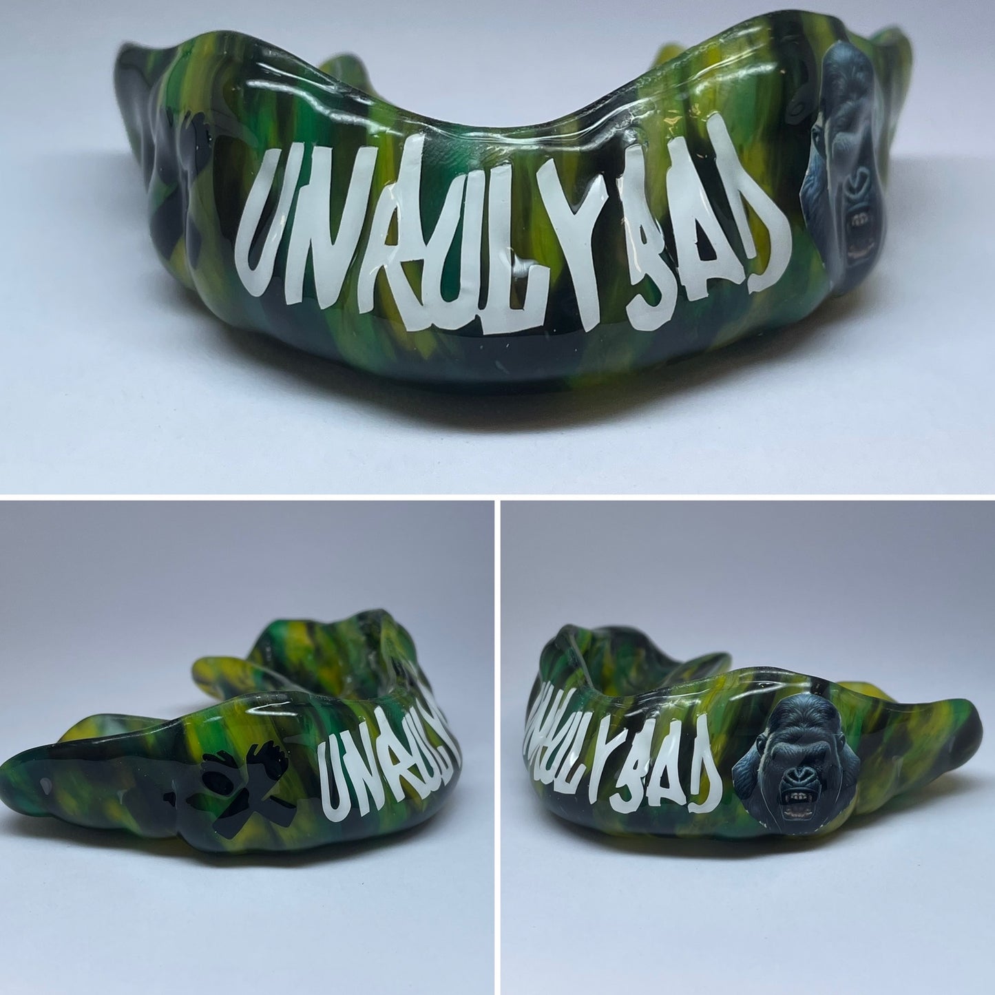 CUSTOM FIT GUMSHIELD | Choice of | Marble effect | Inner colour | Graphics