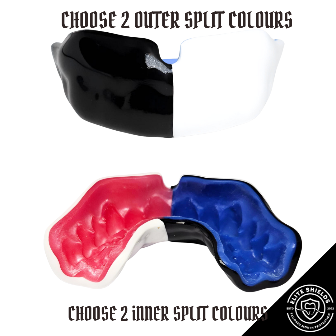 Custom Fit Gumshield (no design) | Choose split outer and split inner colour