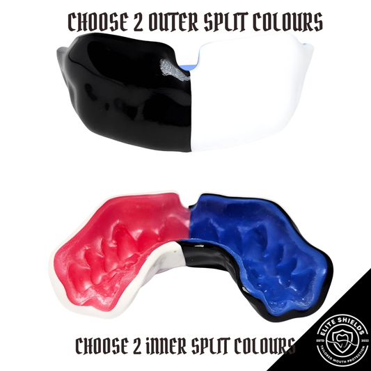 Custom Fit Gumshield (no design) | Choose split outer and split inner colour