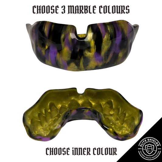 Custom Fit Gumshield (marble) | Choose marble colours (3) and inner colour