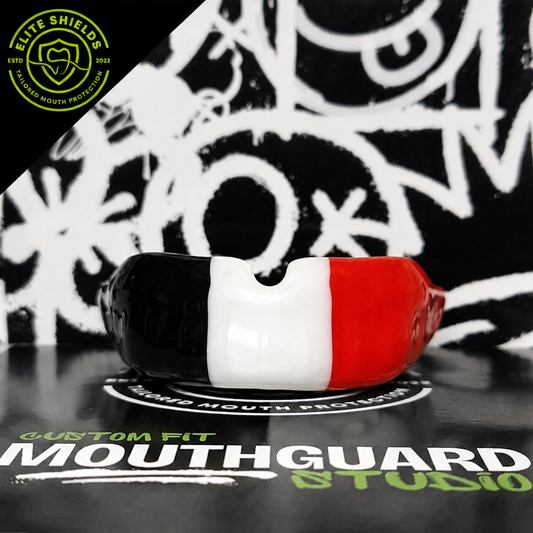 Custom fit gumshield (Flag) Plain